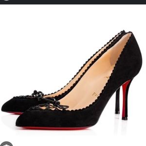 Christian Louboutin Black Heels with Red Soles